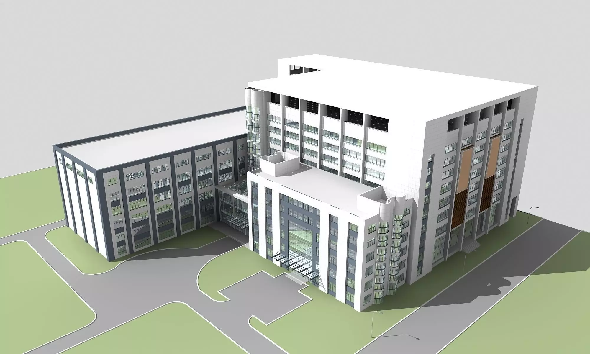 Office Building 3D model_0