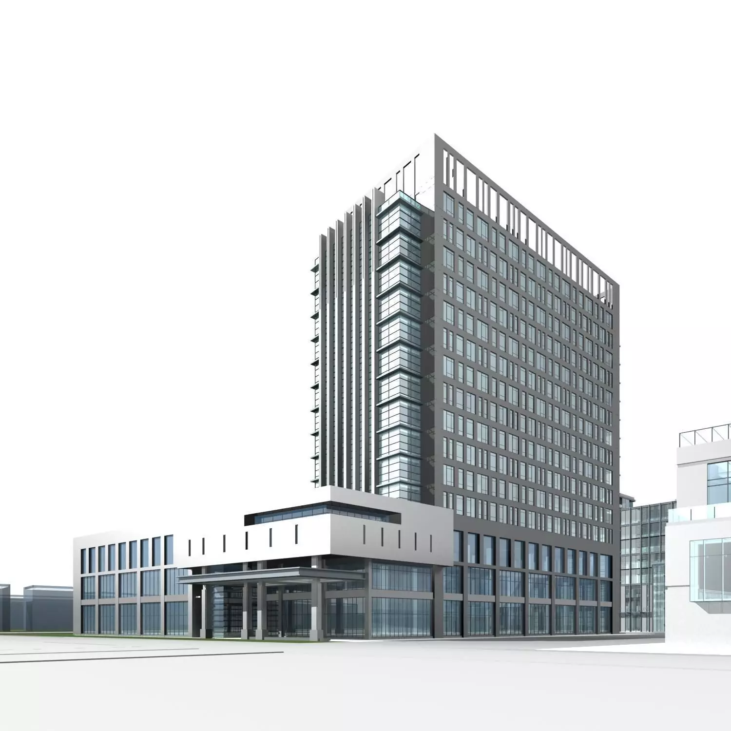 Office Building 3D model | CGTrader