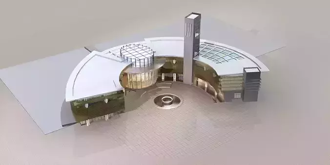 Office Building 3D model