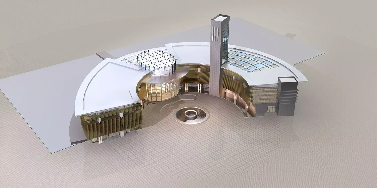 Office Building 3D model_0