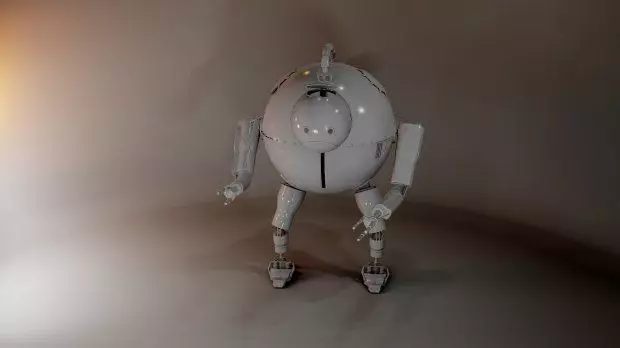 Round Robot Free 3D print model