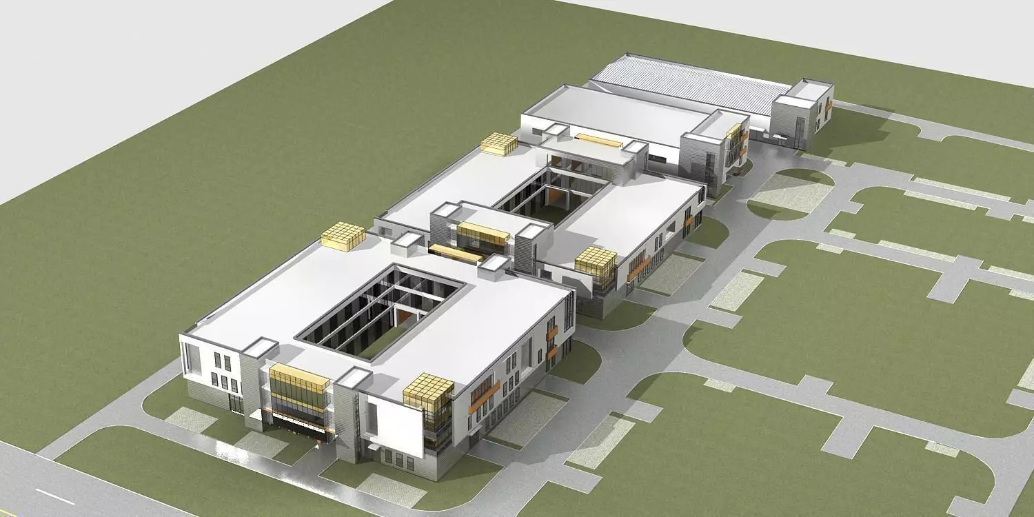 Office Building 3D model_0