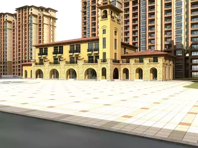 Multi Residential 3D model