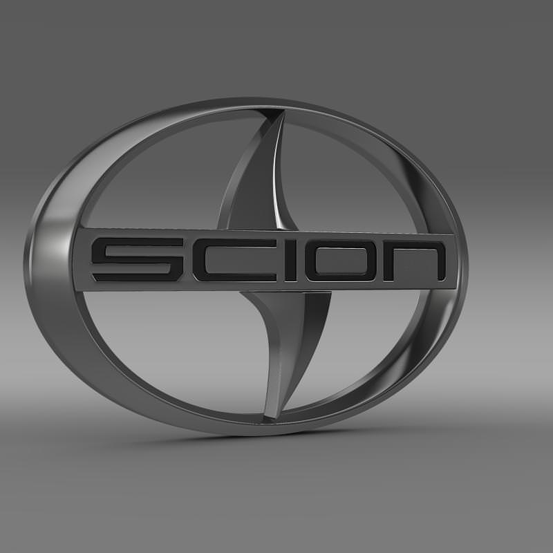 Scion Logo 3D model_1