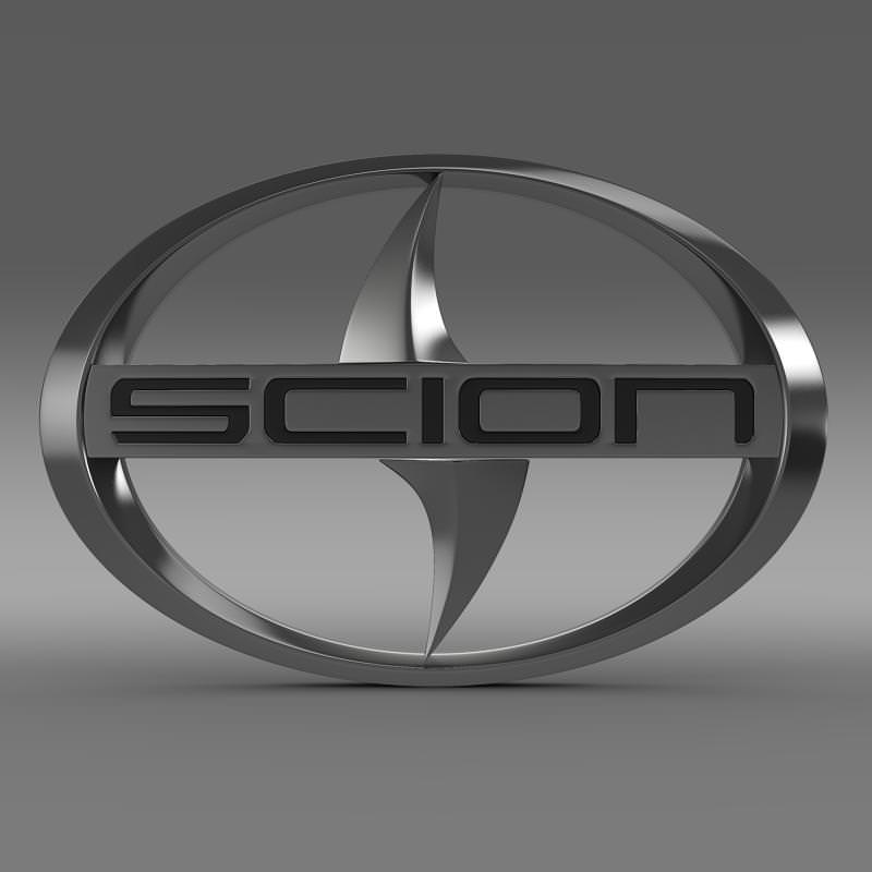 Scion Logo 3D model_2