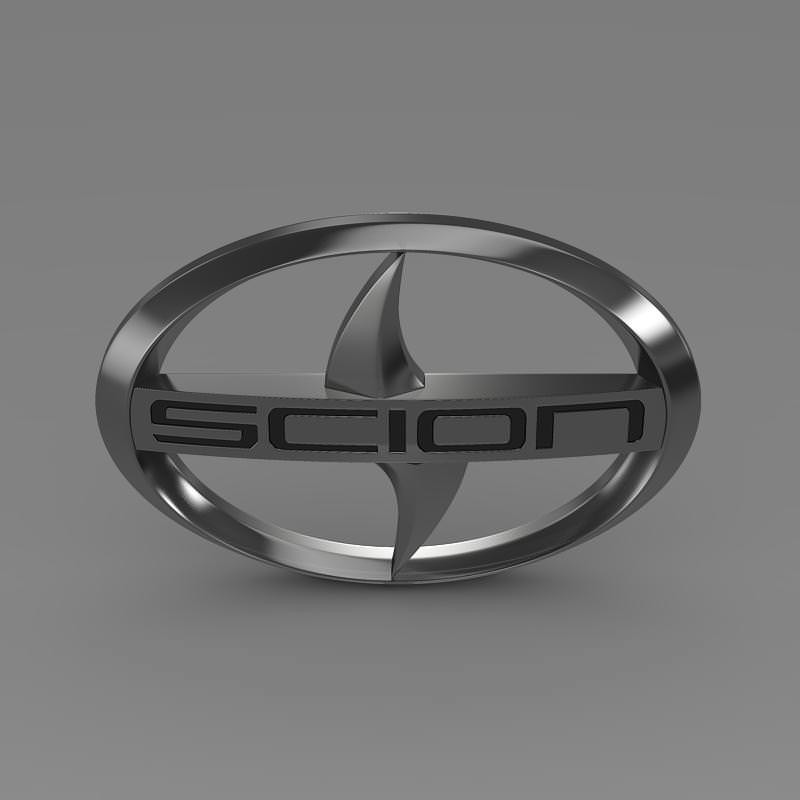 Scion Logo 3D model_3