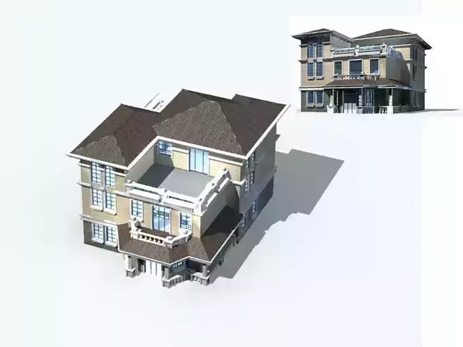 Villa two story house