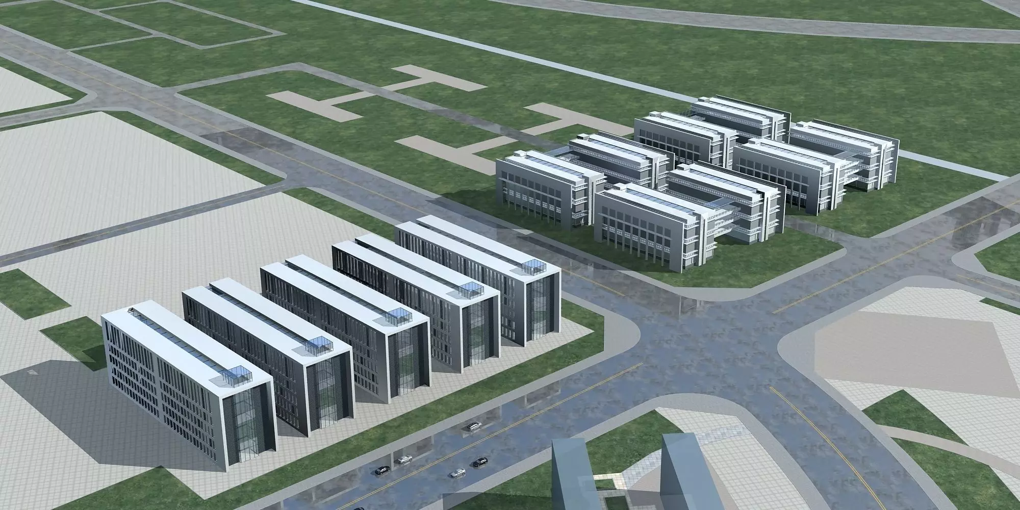 Office Building 3D model_0