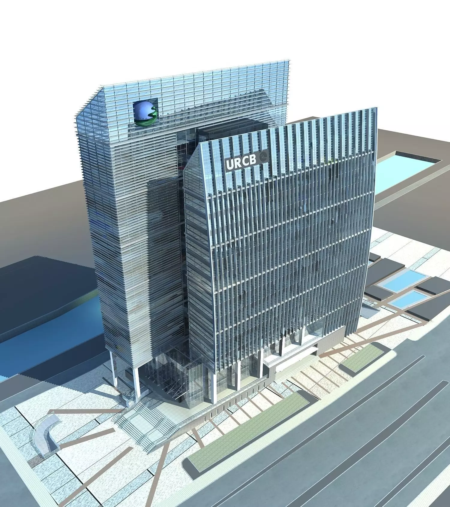 Office Building 3D model | CGTrader