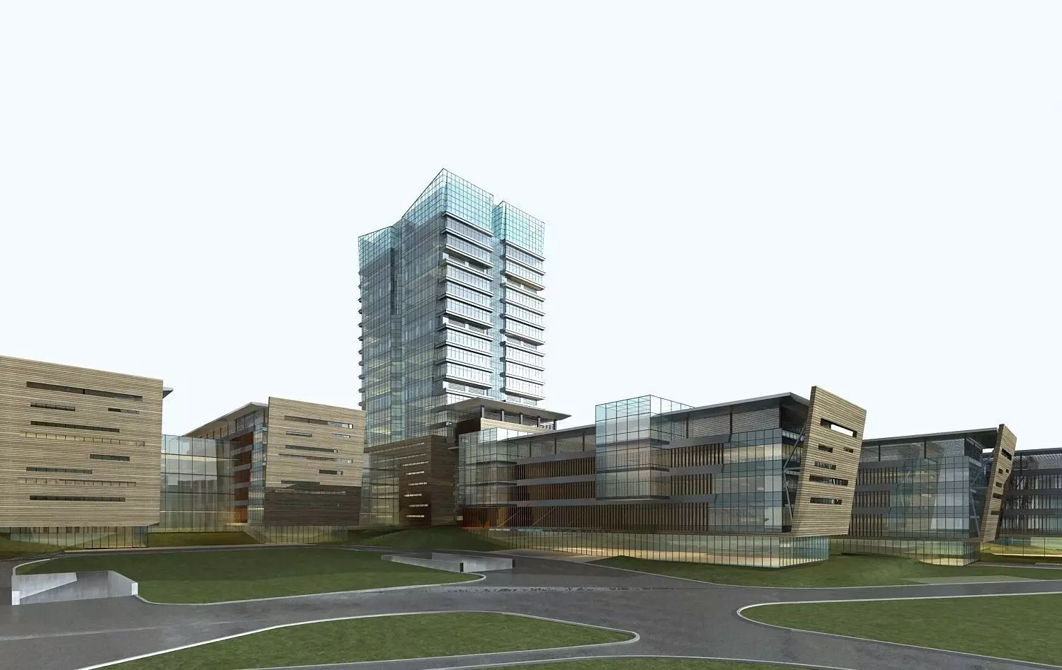 Office Building 3D model_0