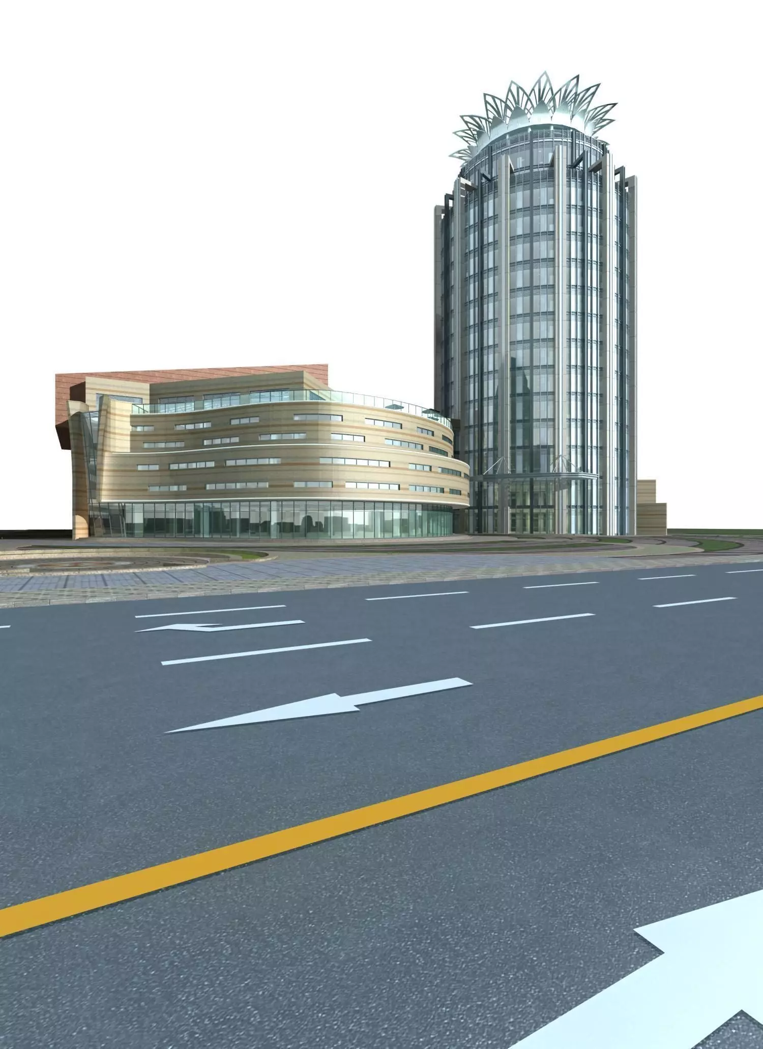 Commercial Building 3D model