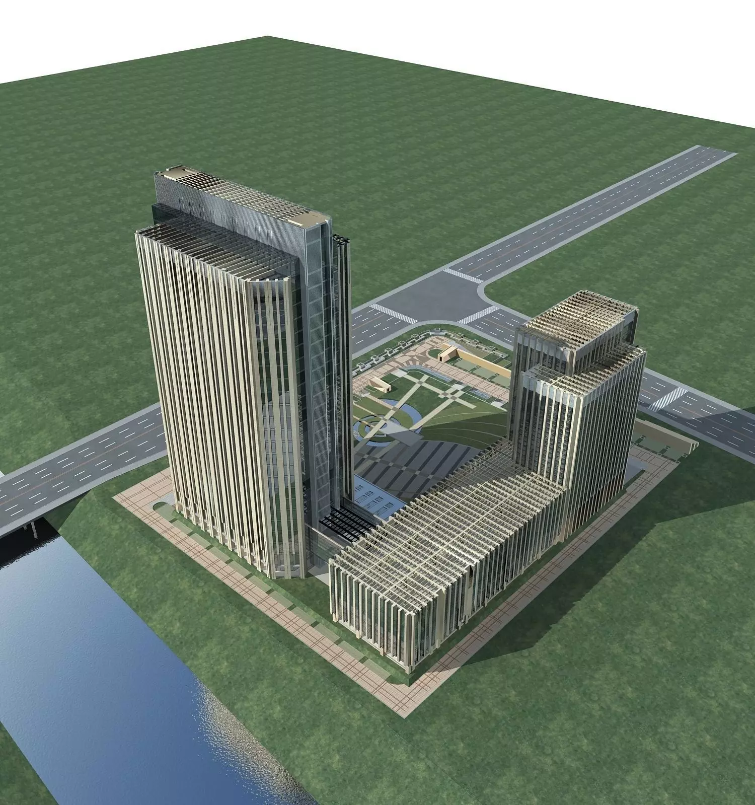 Office Building 3D model | CGTrader