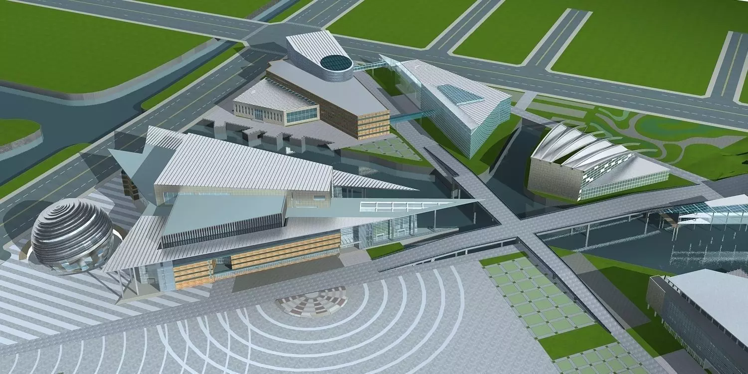 Commercial Building 3D model | CGTrader