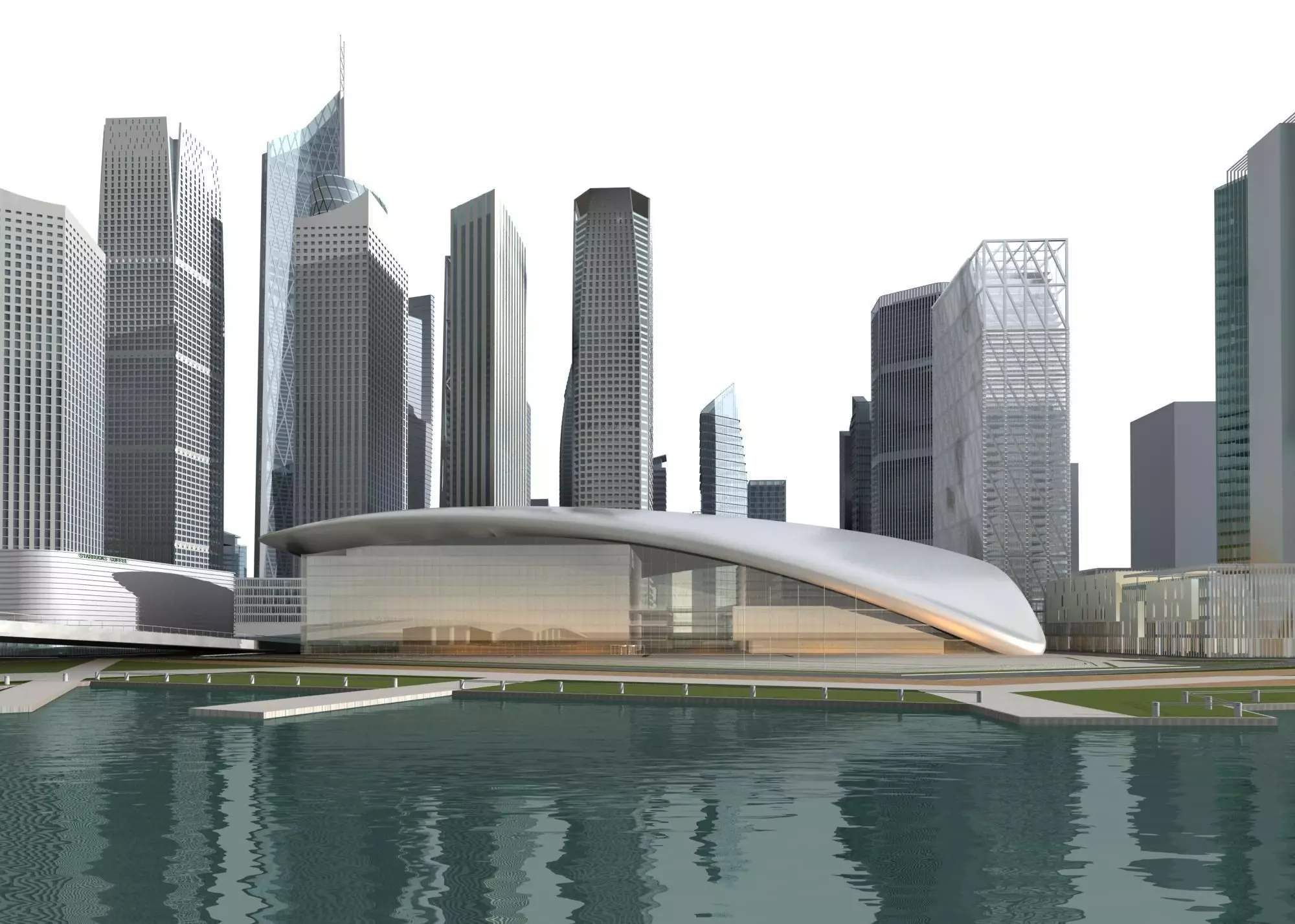 Office Building 3D model_0