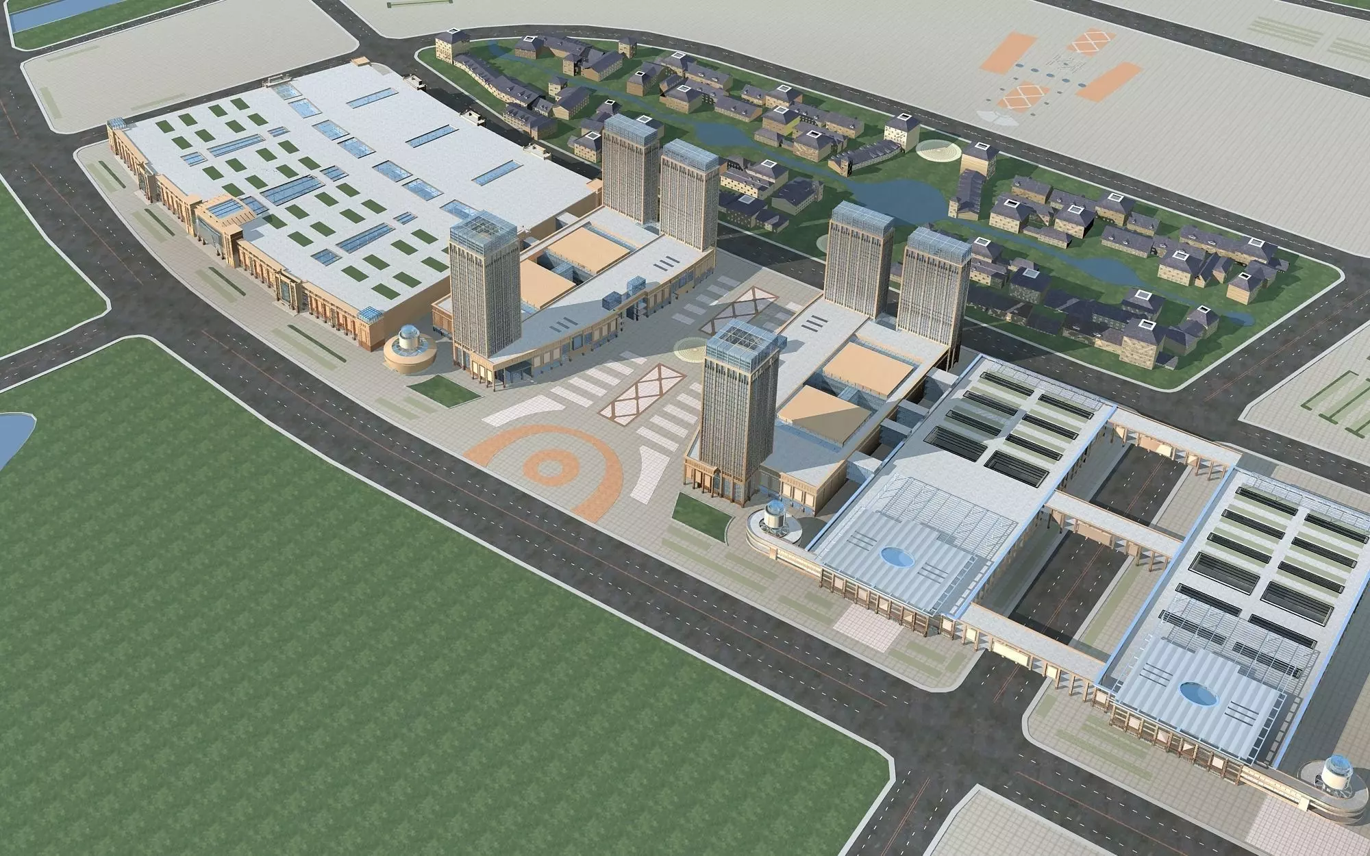 Office Building 3D model_0