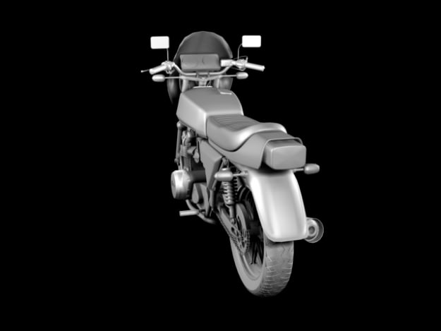 Kawasaki Z1-R 1977 3D model_10