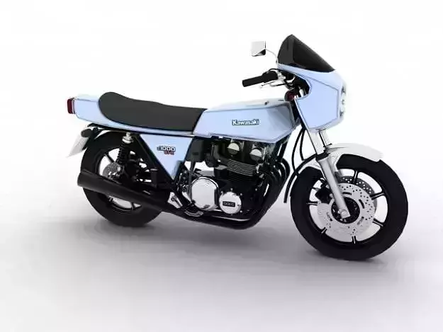 Kawasaki Z1-R 1977 3D model