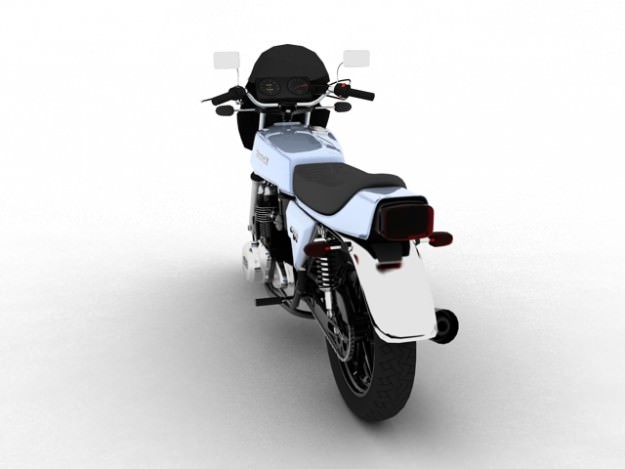 Kawasaki Z1-R 1977 3D model_6