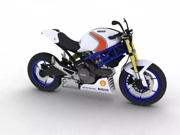 Ducati Monster 796 Racer 2012 3D model