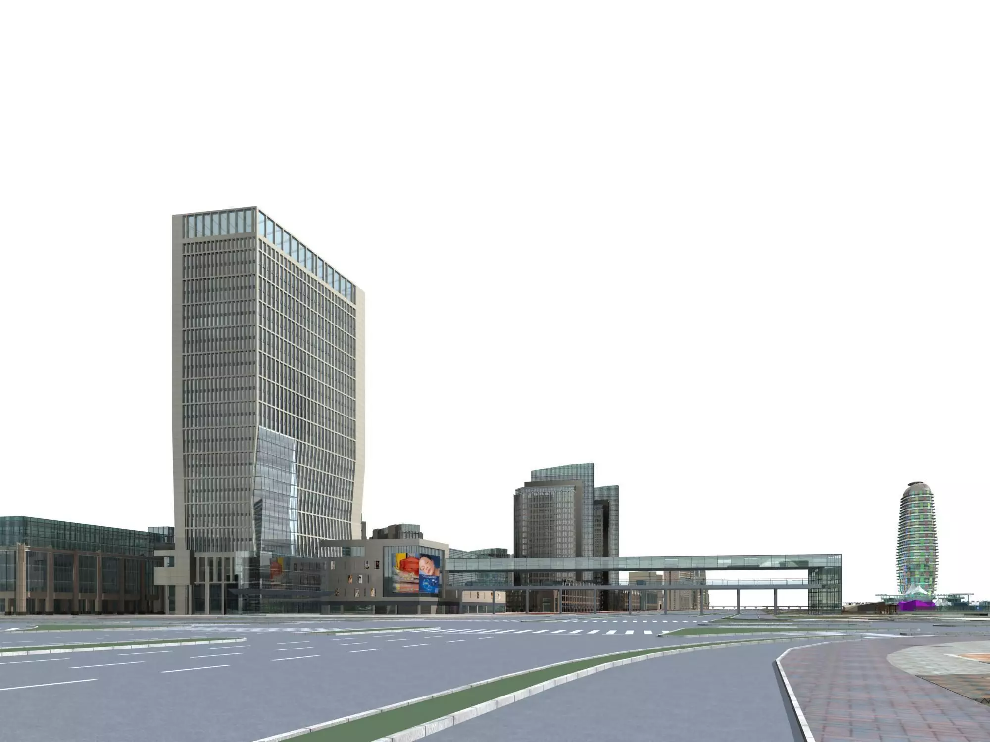 Commercial Building 3D model | CGTrader