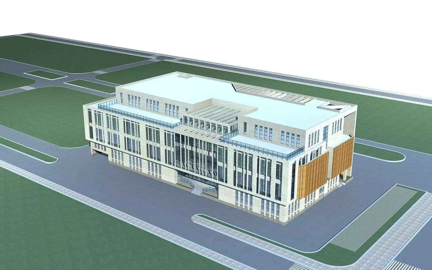 Office Building 3D model_0