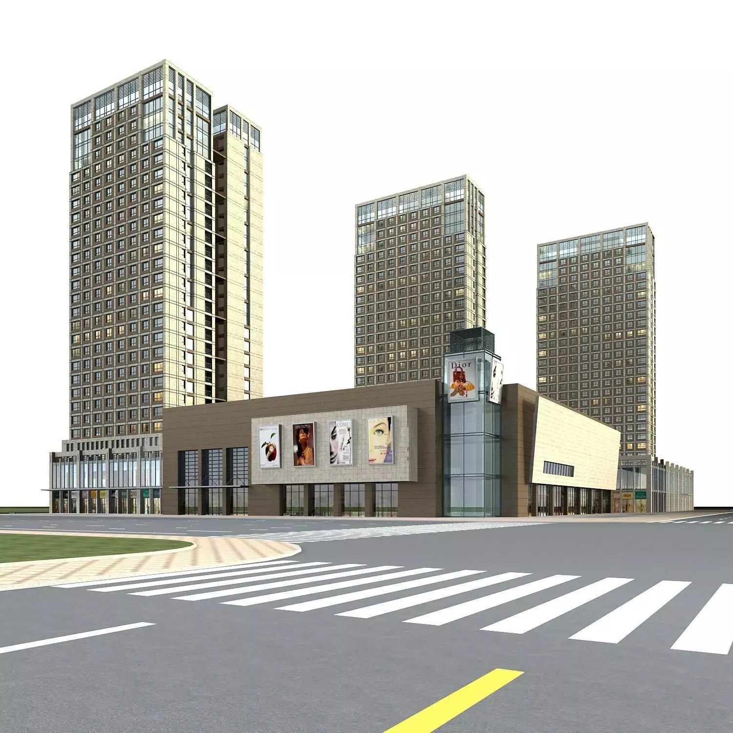 Commercial Building 3D model | CGTrader