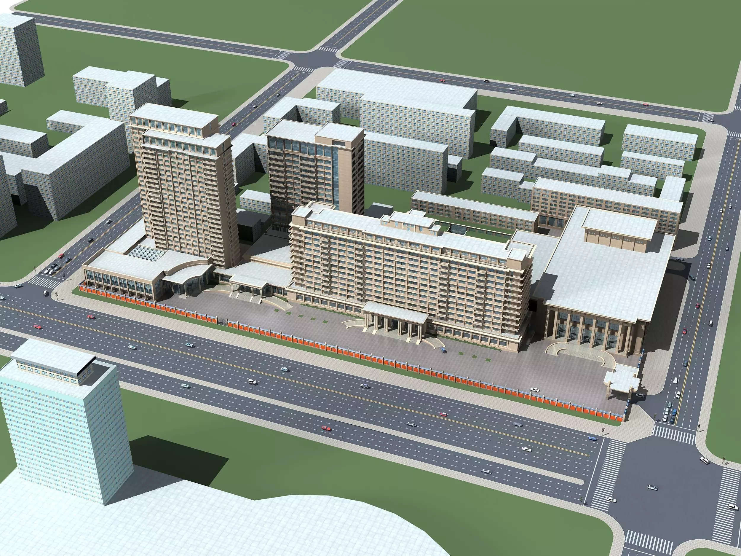 Office Building 3D model_0