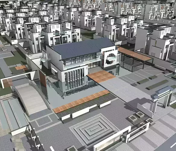 Villa residential complex in india