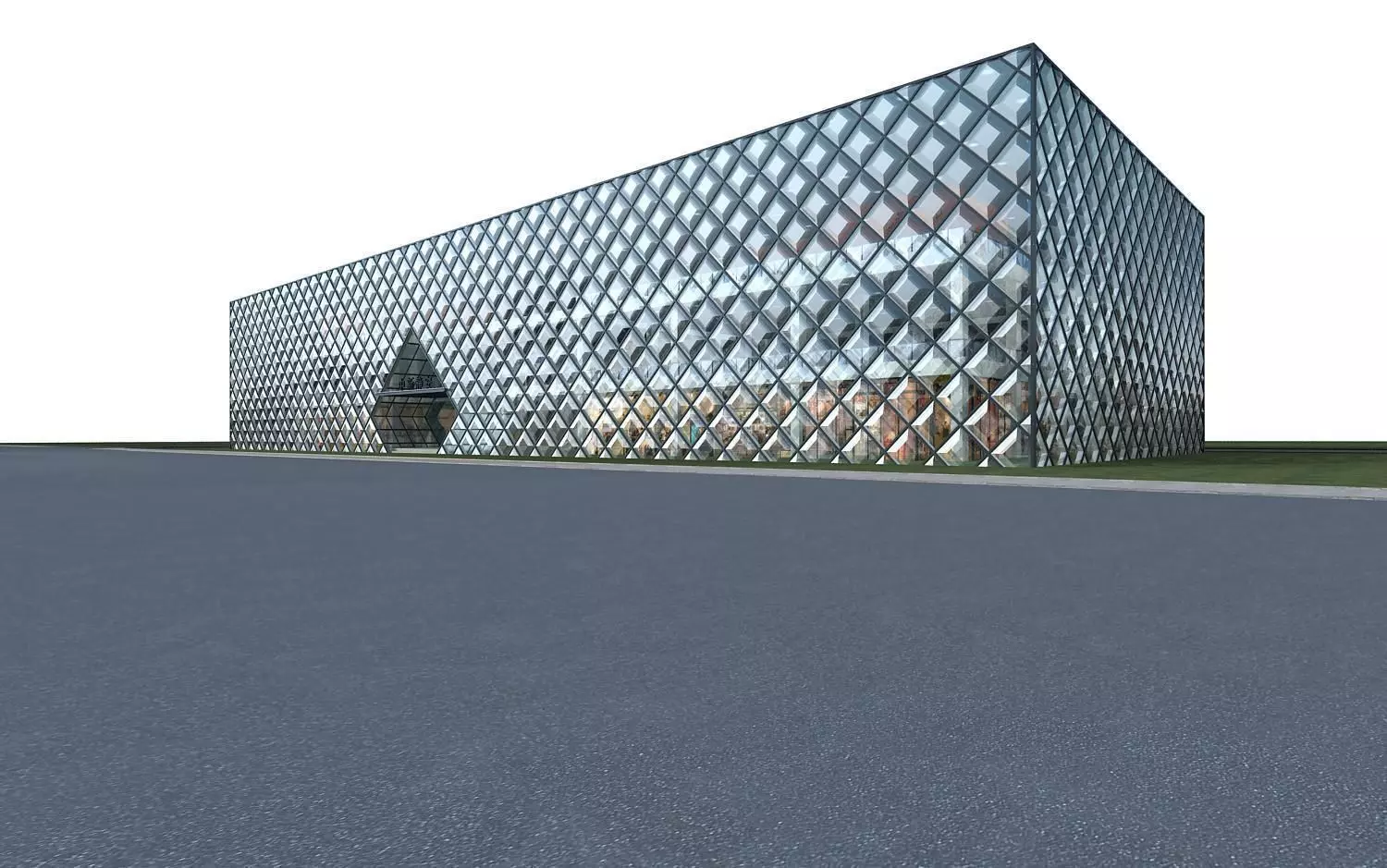 Commercial Building 3D model_0