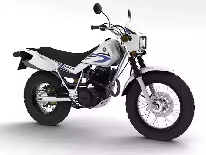 Yamaha TW200 2012 3D model