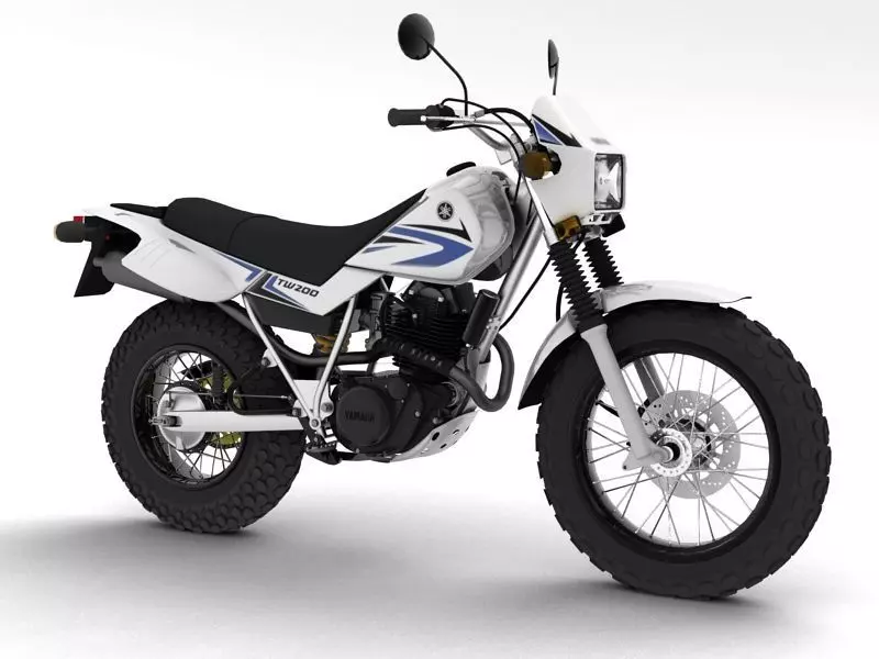 Yamaha TW200 2012 3D model