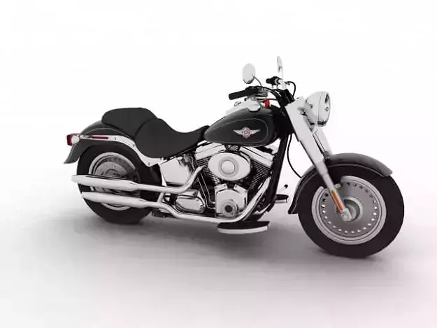 Harley-Davidson FLSTF Fat Boy 2012 3D model
