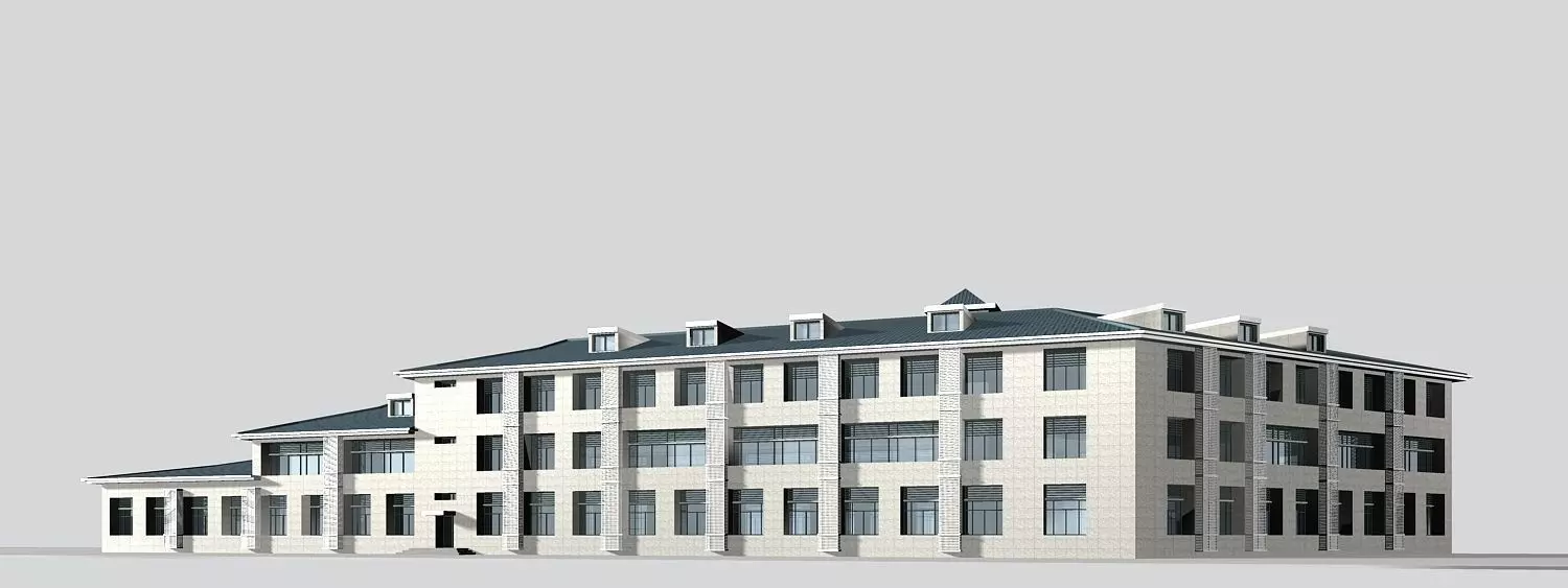 Office Building 3D model_0