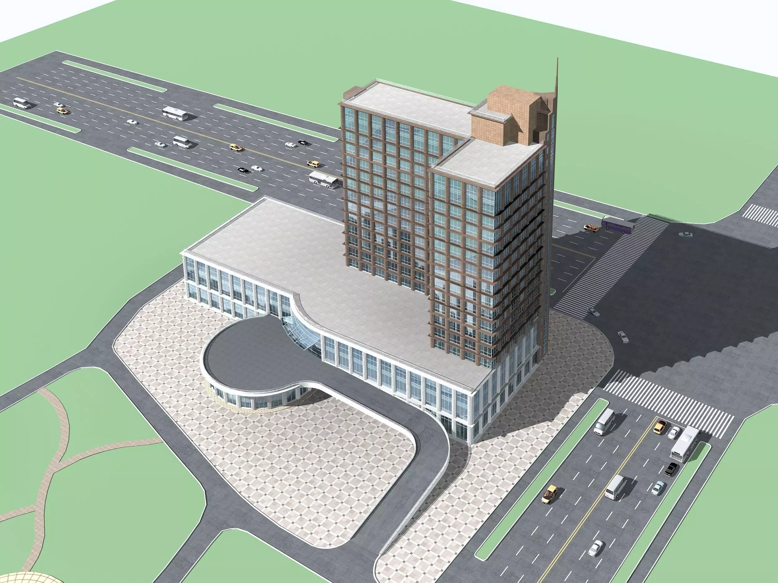 Office Building 3D model | CGTrader