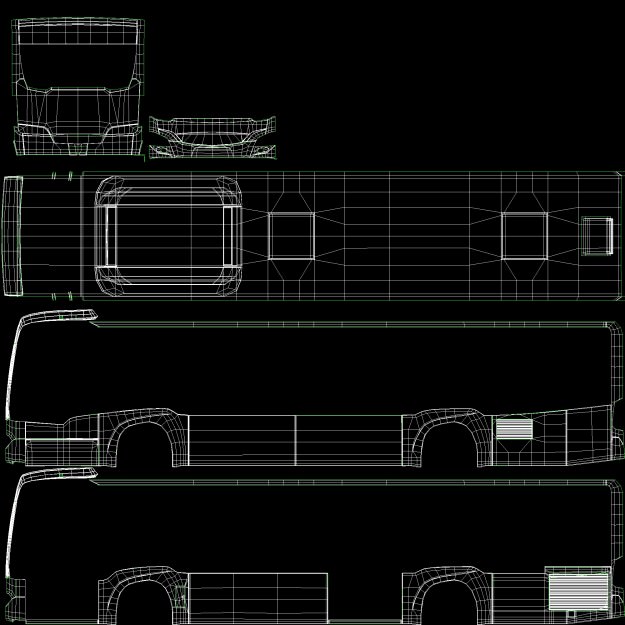 Mercedes Citaro 2012 3D model_23