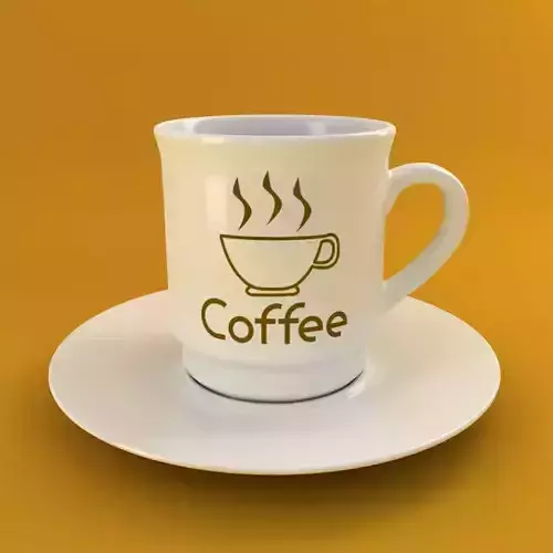 Coffee Tea Cup 003 - Studio Setup