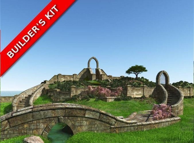 English Garden Masonry Builders Kit 3D model