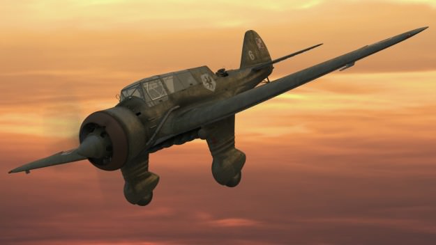 Pzl 23 Karas light bomber 3D model_14