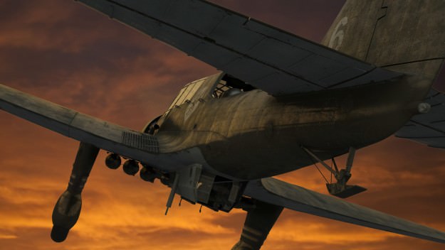 Pzl 23 Karas light bomber 3D model_20