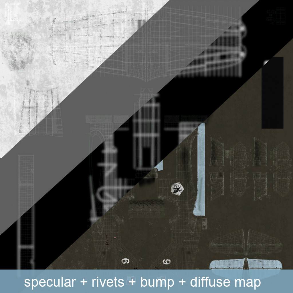 Pzl 23 Karas light bomber 3D model_29