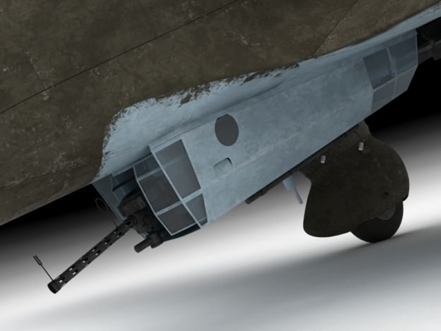 Pzl 23 Karas light bomber 3D model_9