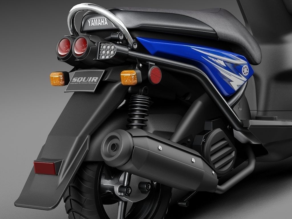Yamaha Zuma 125 Scooter 2014 3D model_3