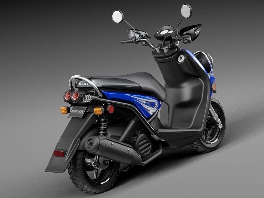Yamaha Zuma 125 Scooter 2014 3D model_4
