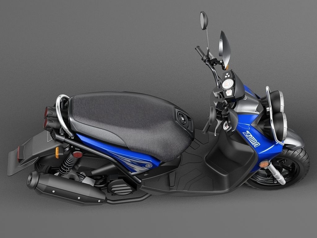 Yamaha Zuma 125 Scooter 2014 3D model_5