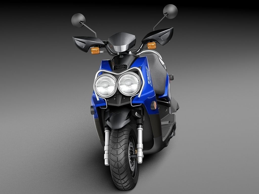 Yamaha Zuma 125 Scooter 2014 3D model_1