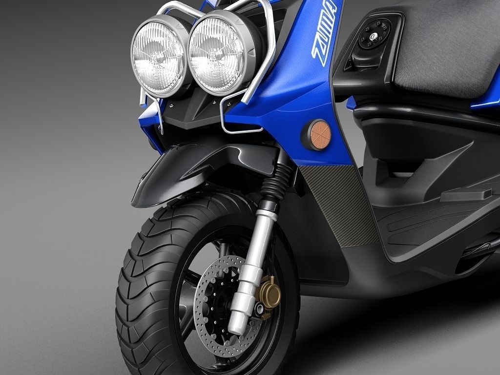 Yamaha Zuma 125 Scooter 2014 3D model_2