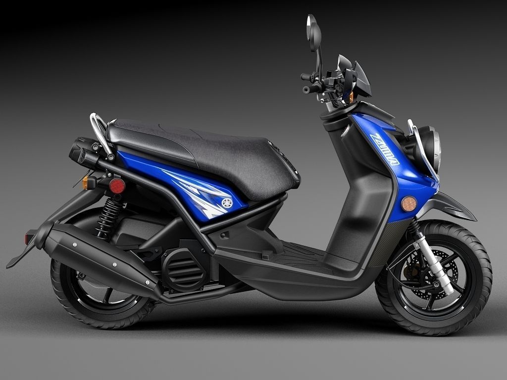 Yamaha Zuma 125 Scooter 2014 3D model_7