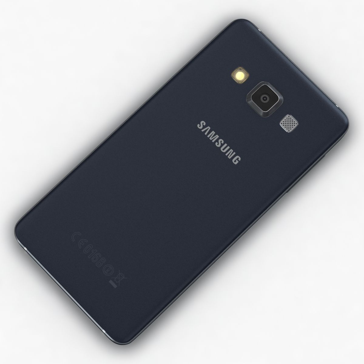 Samsung Galaxy A3 and A3 Duos Black 3D model_11