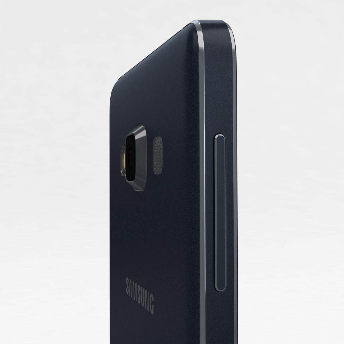 Samsung Galaxy A3 and A3 Duos Black 3D model_17