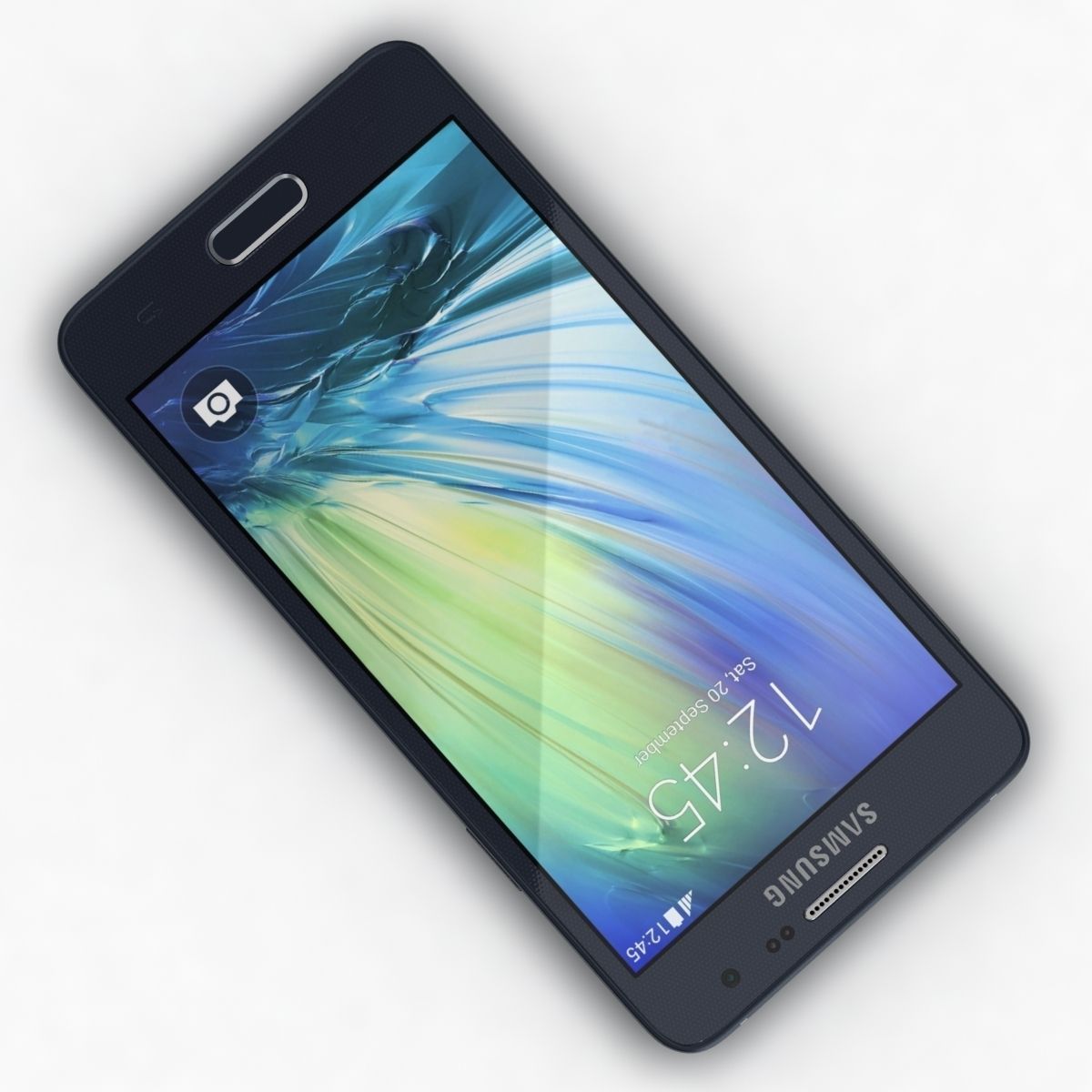 Samsung Galaxy A3 and A3 Duos Black 3D model_6